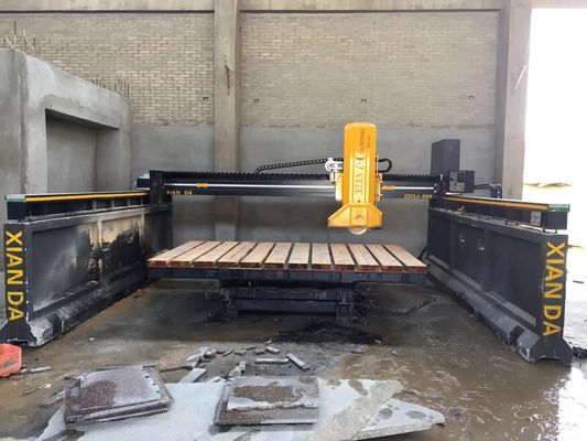 Mesin pemotong jembatan inframerah kecepatan tinggi untuk pengolahan granit dan marmer besar