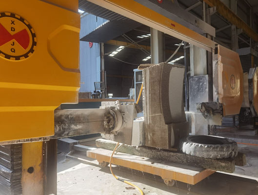 Mesin gergaji kawat berlian CNC berkecepatan tinggi CNC-2000/2500/3000 Untuk bentuk khusus, Slab kolom