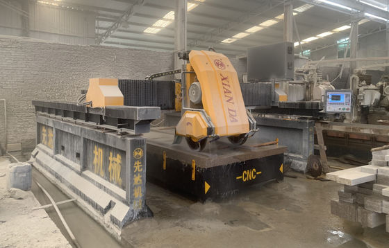 Mesin pemotong profil batu untuk pemotongan linier dan penggilingan