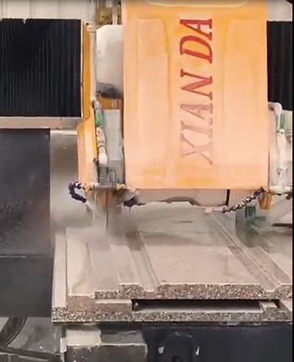 Mesin pemotong linier 3 sumbu untuk pemotongan batu bahan batu