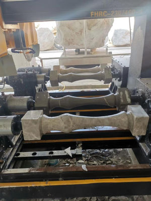 Mesin pemotong batu dengan kekuatan tinggi CNC/PLC untuk baluster
