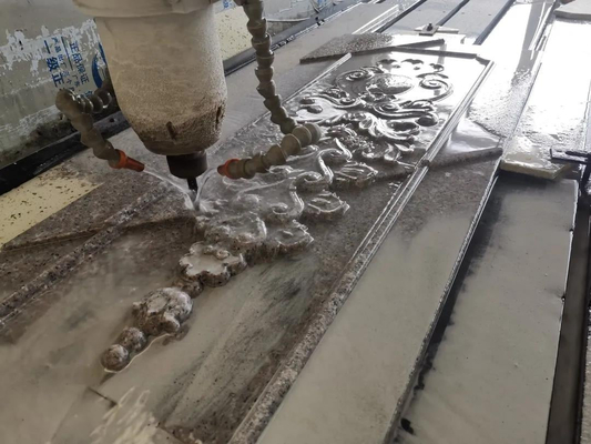 Mesin Ukiran Batu CNC Sistem Kontrol Listrik dan Teknologi CNC untuk Pengulangan Keakuratan 0,02mm