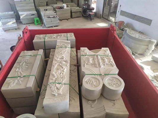 Mesin Ukir Batu CNC dengan Kecepatan Udara 15m/menit Akurasi 0.02mm Daya Listrik untuk Ukiran Presisi