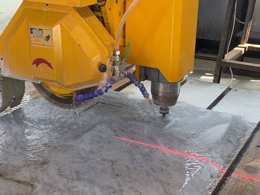 Xianda Italia CNC Multifunctional Countertop Machining Center 5 Axis Bridge Saw Stone Cutting Machine
