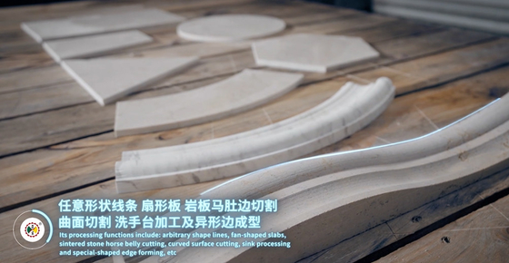 Xianda Italia CNC Multifunctional Countertop Machining Center 5 Axis Bridge Saw Stone Cutting Machine