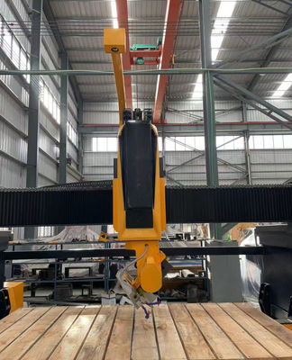5 Axis CNC Bridge Saw Machine Untuk Meja Dapur Marmer Dengan Italia Sistem Esa Program Otomatis Perangkat Lunak Pengurangan Batu
