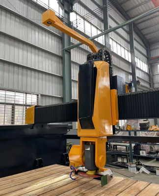 5 Axis CNC Bridge Saw Machine Untuk Meja Dapur Marmer Dengan Italia Sistem Esa Program Otomatis Perangkat Lunak Pengurangan Batu