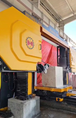 Xianda 4 Axis CNC Single Diamond Wire Saw Machine Untuk Profiling