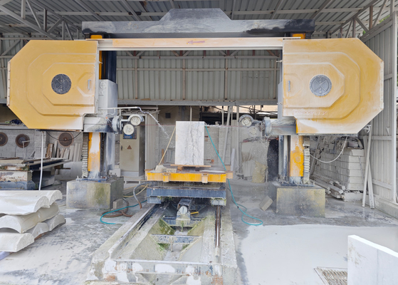 CNC Single Diamond Wire Saw Stone Machine Untuk Bentuk Khusus
