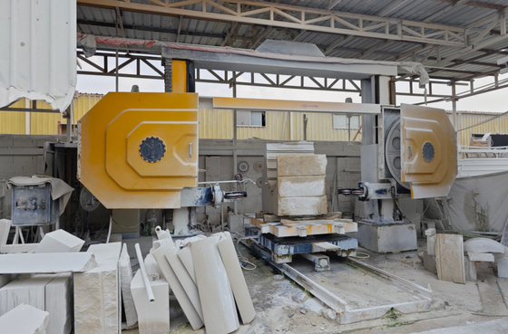 CNC Single Diamond Wire Saw Stone Machine Untuk Bentuk Khusus