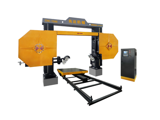 Mesin Pemotong Kawat Berlian Kompak CNC 360° Poros Berputar untuk Pemotongan Bahan yang Tepat