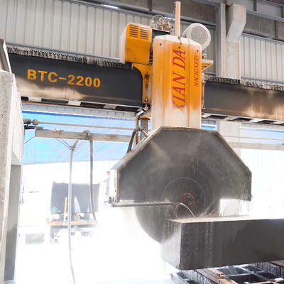 Max Blade Diameter 2500mm/2800mm Bridge Saw Cutting Machine untuk Pengolahan Batu yang Tepat