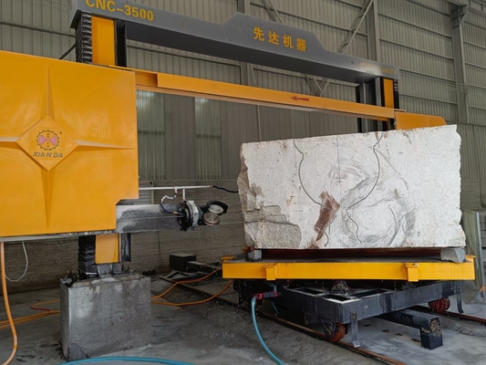 Mesin gergaji kawat berlian CNC presisi tinggi untuk pemotongan & pemangkasan marmer & granit