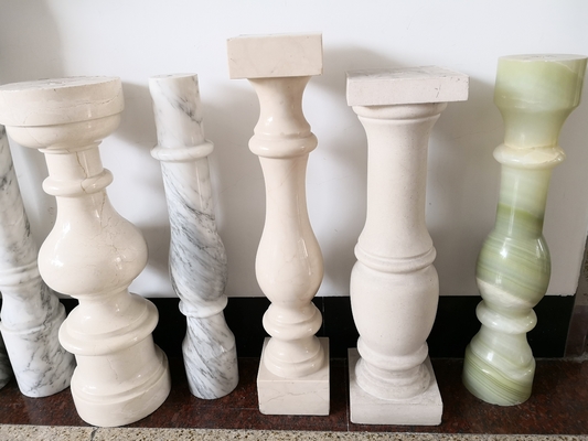 Mesin pemotong baluster empat bagian CNC/PLC efisiensi tinggi untuk kerja batu presisi