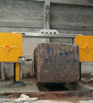 CNC Diamond Wire Saw Stone Cutting Machine untuk profil