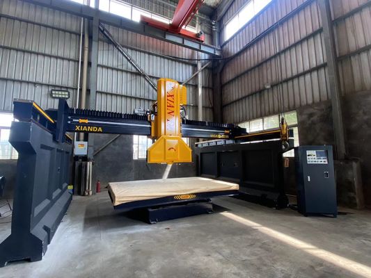 Mesin Pemotong Blok Pertengahan Berkecepatan Tinggi Empat Kolom dengan 29/37kw Daya Bruto untuk Pemotongan Presisi
