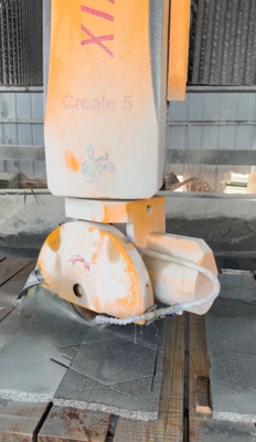 5-Axis Bridge Stone Cutting Machine CNC Granit & Marmer Profiling Saw