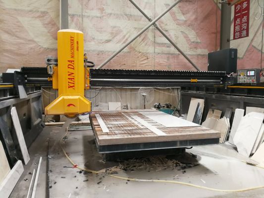 Four Column Medium Block Cutting Machine for Cutting Thick Granite Marble Slabs Curbstone