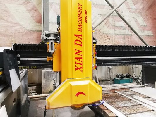 Zdqj-450/600/700 Infrared Automatic Stone Bridge Saw Cutting Machine untuk Granit / Marmer