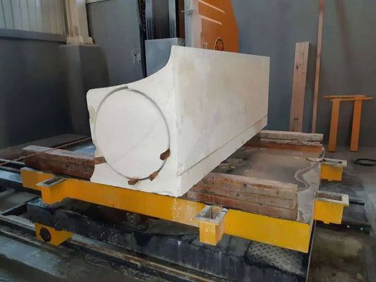 CNC Diamond Wire Saw Stone Cutting Machine untuk pemangkasan blok