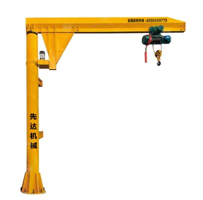 1 Ton Derek Batu Lengan Tunggal Peralatan Pengangkat Tugas Berat untuk Pemrosesan Batu