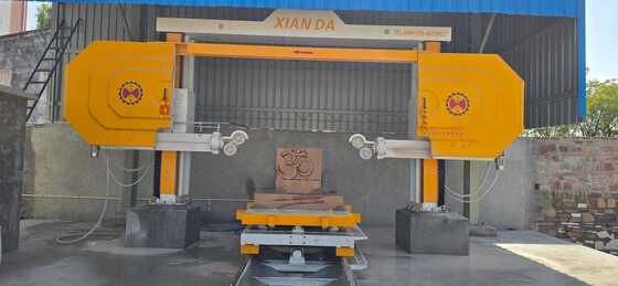 Smart CNC Diamond Wire Saw Stone Cutting Machine Bearing Four Spindle Linkage High Stability Engine High Safety for Granite