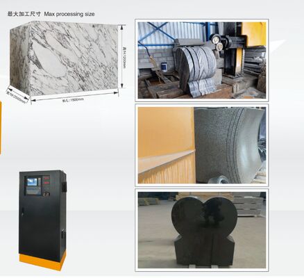 Kompak 4-Axis CNC Diamond Wire Saw Machine untuk Marble Granite Profiling - Mesin Pemotong Batu Kecil dengan Sertifikat CE