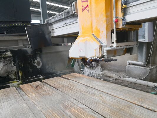 Mesin Pemotong Batu PLC Laser Gergaji Jembatan Inframerah, Cocok untuk Pemrosesan Lempengan Marmer dan Granit Skala Besar