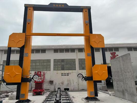 Mesin Gergaji Kawat Berlian CNC dengan Ukuran Pemrosesan Maksimum 3500*3000*1800mm dan Motor Utama 11kw untuk Pemotongan Batu