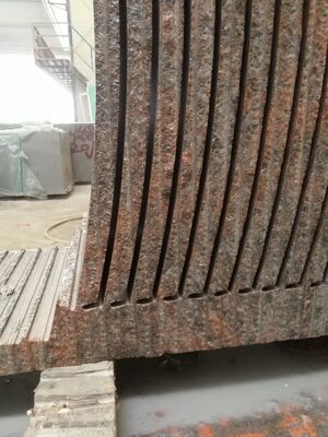 4-Axis CNC Diamond Wire Saw Machine Dengan 360° Servo-Rotary Table 16-Surface Slideway Dan 28 Rolling-Wheel Lift Untuk Granit Marmer