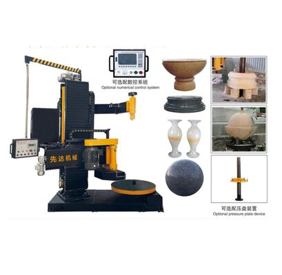 Mesin Profiling Vertikal CNC dengan Diameter Pemotongan Maksimum 1000mm dan Perjalanan Pengangkatan Vertikal 1500mm untuk Pemotongan Slab Batu