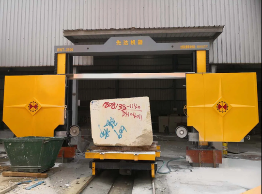 Xianda BWT-3500-21 PLC Mesin Gergaji Kawat Berlian Tugas Berat | Gergaji Pemangkas & Balok Batu Premium untuk Marmer dan Granit