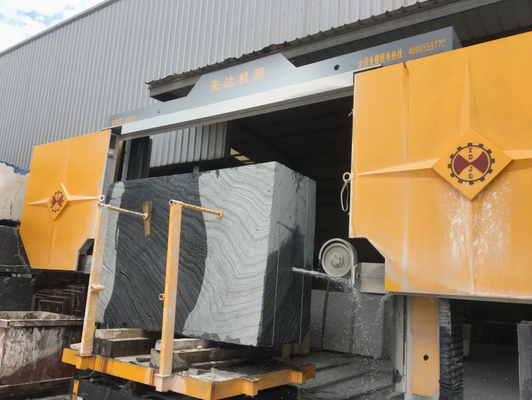 Xianda BWT-3500-21 PLC Mesin Gergaji Kawat Berlian Tugas Berat | Gergaji Pemangkas & Balok Batu Premium untuk Marmer dan Granit