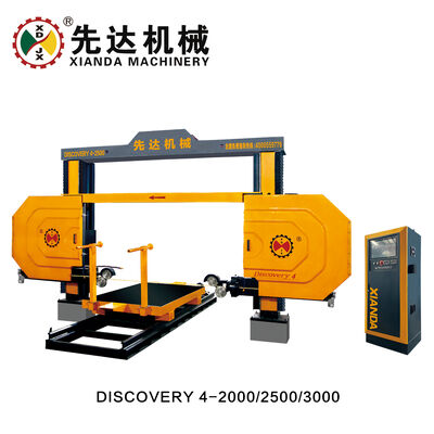 Mesin Gergaji Kawat Berlian CNC Merek Xianda dengan Tautan Empat Spindel untuk Pemotongan Batu 3000x2000x1500mm dan Diameter Roda 1600mm