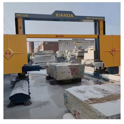 Mesin Pemotong Gergaji Kawat Berlian Bergerak Gantry Industri untuk Fabrikasi Blok Granit
