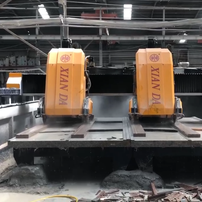 Mesin pemotong dan penggilingan linier 3 sumbu CNC Batu presisi tinggi dan Kerbstone Profiling Machine
