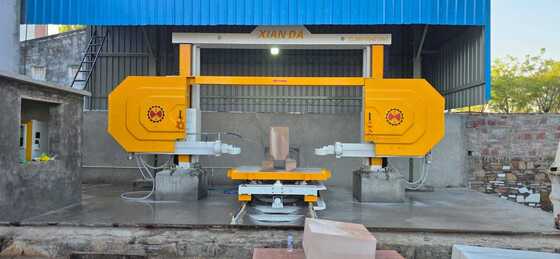 XIANDA Marmer Basalt CNC Diamond Bead Wire Saw Stone Cutting Profiling Machine