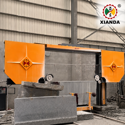 XIANDA Diamond Mono Wire Saw Machine Untuk Pemotongan Slab Batu
