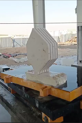 Discovery 4 CNC Diamond Wire Saw Machine dengan meja kerja servo-driven 360 ° dan kecepatan pemotongan 20-40 M/S untuk pemotongan batu presisi