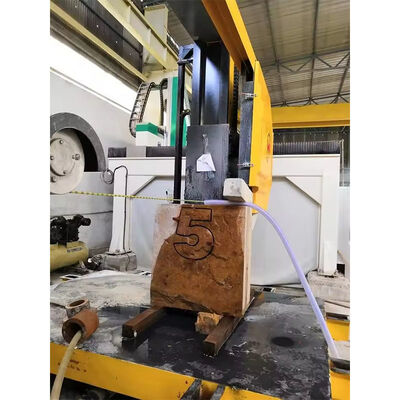 Mesin Gergaji Kawat Berlian CNC 5 Sumbu Presisi Tinggi untuk Pembuatan Profil Batu Kompleks dan Ukiran 3D