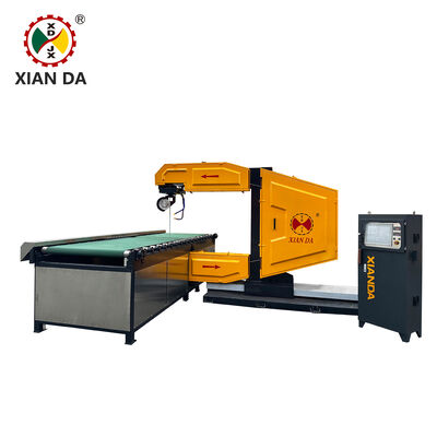 Mesin Gergaji Kawat Berlian CNC Vertikal VCWS-800-03 untuk Profiling Batu Alam