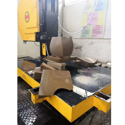 Mesin Gergaji Kawat Berlian CNC 5 Sumbu Otomatis untuk Pemotongan dan Pembentukan Blok Marmer Granit