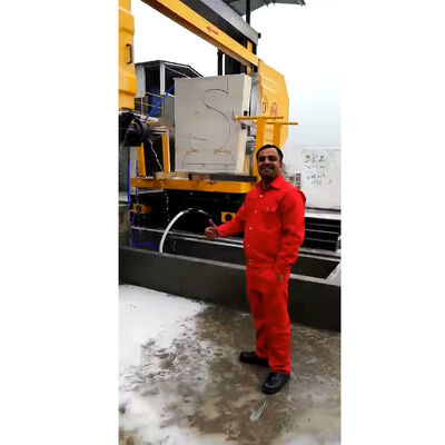 Mesin Gergaji Kawat Berlian CNC 5 Sumbu Otomatis untuk Pemotongan dan Pembentukan Blok Marmer Granit