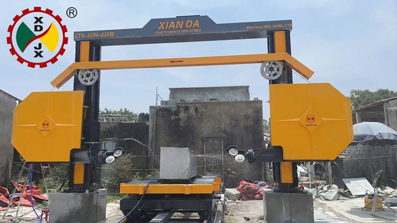 Diamond wire saw precision cutting tool gross weight 10500kg dibangun untuk kinerja dalam proyek pemotongan batu dan beton