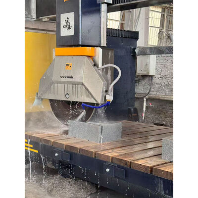 Mesin Gergaji Jembatan CNC 5 Sumbu Presisi untuk Proyek Pemotongan Marmer dan Dekorasi Batu Portugal