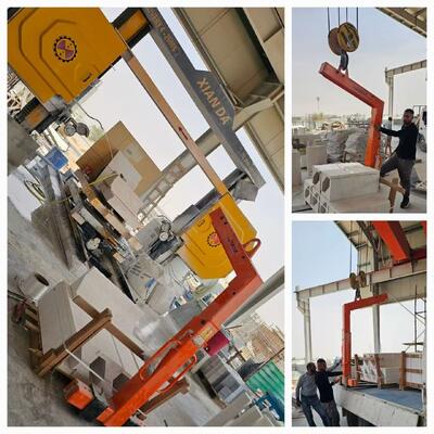Mesin Gergaji Kawat Berlian CNC 4-Axis dengan Meja Putar Servo 360° dan Kapasitas Beban 20 Ton untuk Pemotongan Batu