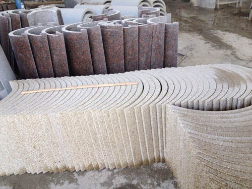 Mesin Pemotong Tepi Empat Bilah Efisiensi Tinggi untuk Slab Kolom Marmer Granit