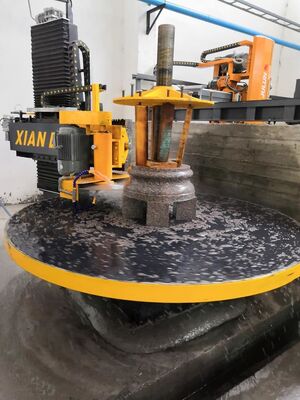 PLC Control Column Cap And Base Profiling Machine Untuk Granit Marmer
