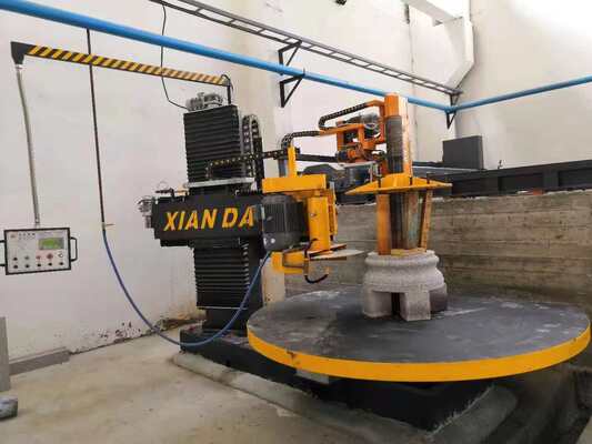PLC Control Column Cap And Base Profiling Machine Untuk Granit Marmer
