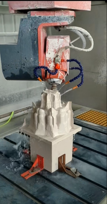 Mesin Ukir CNC Batu 5 Sumbu dengan Spindel Heavy-Duty 7.5KW dan Meja Pemrosesan 3000x1300mm untuk Ukiran 3D Omni-Directional